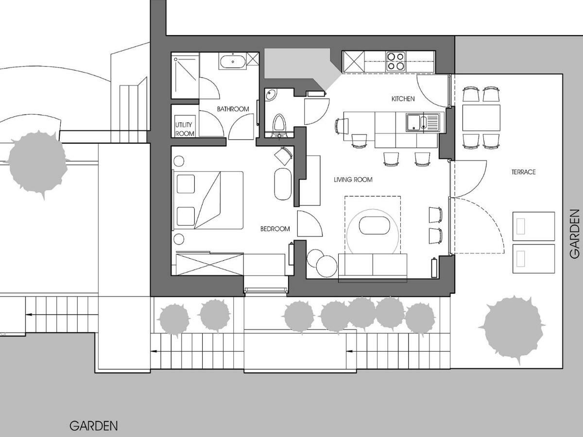 Gite Au26 Cote Jardin-Cote Cour เลียจ ภายนอก รูปภาพ